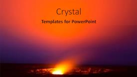  Presentation with hawaii - Colorful PPT theme enhanced with 30-minute-exposure-at-3am backdrop and a red colored foreground