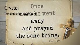  Presentation with bible verses - Theme featuring 350 bible verses from mark background and a mint green colored foreground