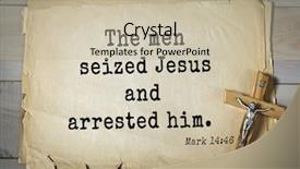  Presentation with gospel - Beautiful theme featuring 350 bible verses from mark backdrop and a  colored foreground