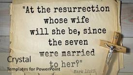  Presentation with gospel - PPT theme enhanced with 350 bible verses from mark background and a  colored foreground