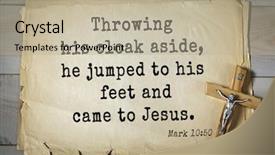  Presentation with bible verses - Amazing slide deck having 350 bible verses from mark backdrop and a mint green colored foreground