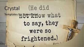  Presentation with bible verses - Beautiful theme featuring 350 bible verses from mark backdrop and a  colored foreground