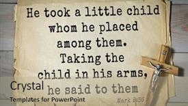  Presentation with bible verses - PPT layouts enhanced with 350 bible verses from mark background and a mint green colored foreground