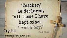  Presentation with bible verses - Audience pleasing slide deck consisting of 350 bible verses from mark backdrop and a  colored foreground