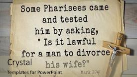  Presentation with bible verses - PPT theme consisting of 350 bible verses from mark background and a mint green colored foreground