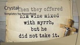  Presentation with bible verses - Audience pleasing slide deck consisting of 350 bible verses from mark backdrop and a mint green colored foreground