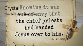  Presentation with bible verses - Audience pleasing PPT layouts consisting of 350 bible verses from mark backdrop and a mint green colored foreground