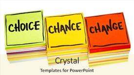  Presentation with black-ink - PPT layouts featuring 3c - 3c concept - choice chance background and a  colored foreground