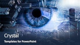  Presentation with animation - Beautiful presentation featuring blue sky animation - city panoramic view backdrop and a ocean colored foreground