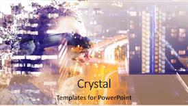  Presentation with virtual reality - PPT layouts with 3d dark colours - digital composite of woman background and a  colored foreground