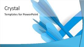  Presentation with target - Amazing slide set having 3d archery - target 3d backdrop and a white colored foreground