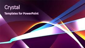  Presentation with abstract - Presentation design with 3d arrows - 3d abstract background background and a  colored foreground