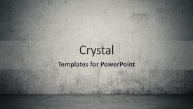  Presentation with concrete - Presentation theme enhanced with 3d backgrounds - empty room with concrete wall background and a light gray colored foreground