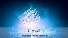  Presentation with wuhan fiberhome international technologies phils. - Slide set with 3d backgrounds - innovative impressive technologies background and a light blue colored foreground