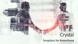  Presentation with media - Beautiful PPT theme featuring 3d backgrounds - that is great deal mixed backdrop and a sky blue colored foreground