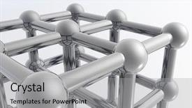  Presentation with acidity molecule - Amazing slide set having 3d ball - render of molecule backdrop and a light gray colored foreground