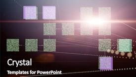  Presentation with blockchain - Audience pleasing theme consisting of 3d binary - blockchain concept as futuristic idea backdrop and a black colored foreground