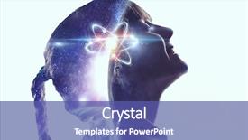  Presentation with character - Audience pleasing PPT theme consisting of 3d character - silhouette of school girl backdrop and a ocean colored foreground