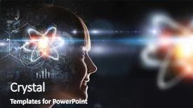  Presentation with school violance - Beautiful theme featuring 3d character - silhouette of school girl backdrop and a wine colored foreground