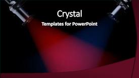  Presentation with film reel - Audience pleasing PPT layouts consisting of 3d cinema film reel - spotlights backdrop and a  colored foreground