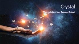  Presentation with connection - Theme consisting of 3d circle - technologies for connection mixed media background and a navy blue colored foreground