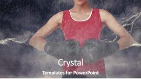  Presentation with color powder - Audience pleasing slide deck consisting of 3d dark colours - close-up mid section backdrop and a gray colored foreground