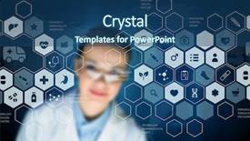  Presentation with modern - PPT theme with 3d design - modern medical technologies concept mixed background and a  colored foreground