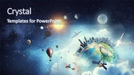  Presentation with beauty - Beautiful presentation design featuring 3d globe - beauty and uniqueness of our backdrop and a navy blue colored foreground