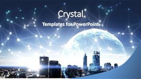  Presentation with 5g technology 3d rendering 5g - Beautiful PPT layouts featuring 3d globe internet - new technologies for your business backdrop and a  colored foreground