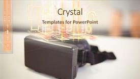  Presentation with virtual reality shooter - Amazing PPT layouts having 3d heart rate - digital composite of vr virtual backdrop and a lemonade colored foreground