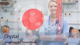  Presentation with ecg - Cool new PPT theme with upcoming events - coming up or soon expecting backdrop and a crimson colored foreground