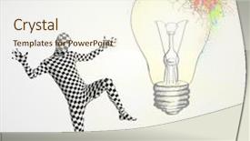  Presentation with human body - PPT layouts having 3d human character is body background and a  colored foreground