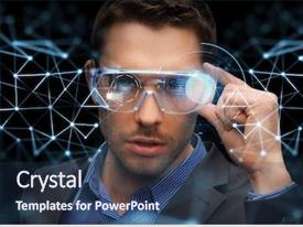 3d Matrix Augmented Reality Technology Business PPT template 37 ...