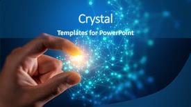  Presentation with wuhan fiberhome international technologies phils. - Amazing theme having 3d matrix - connection technologies background backdrop and a ocean colored foreground