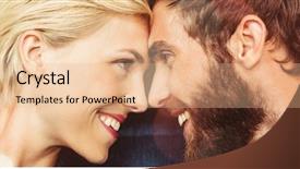  Presentation with cafe - Cool new PPT theme with 3d matrix - cute couple on date backdrop and a lemonade colored foreground