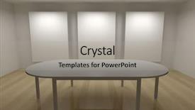  Presentation with museum - Presentation consisting of 3d museum - 3d gallery with frames background and a light gray colored foreground