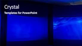  Presentation with media - PPT theme consisting of 3d neon - media screens background and a black colored foreground