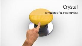  Presentation with white pigeon against the blue - Amazing slides having 3d powerpoints - hand pointing against white background backdrop and a  colored foreground