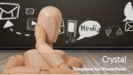  Presentation with composite - Audience pleasing slide deck consisting of composite image of speech bubbles backdrop and a coral colored foreground