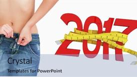  Presentation with chinese new year 2021 - Theme featuring 3d red white figures - 3d midsection of slim woman background and a teal colored foreground