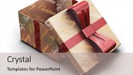  Presentation with religious christmas - Amazing slides having 3d religious - 3d render of a christmas backdrop and a  colored foreground