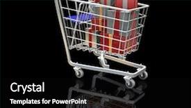  Presentation with religious christmas - Presentation theme with 3d religious - 3d render of a shopping background and a  colored foreground