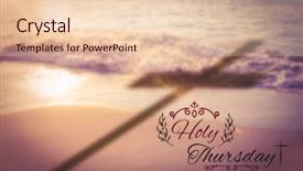  Presentation with wave - Slides with 3d religious - easter message against wave background and a lemonade colored foreground