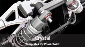  Presentation with suspension - Slide set featuring 3d render of a car background and a dark gray colored foreground