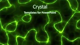  Presentation with electricity - Amazing theme having 3d rendered electricity fractal for background 2 backdrop and a tawny brown colored foreground