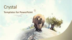  Presentation with tax - PPT layouts enhanced with 3d rendering - heavy transport tax mixed media background and a cream colored foreground