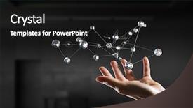  Presentation with connection - Colorful presentation enhanced with 3d rendering - technologies for connection mixed media backdrop and a black colored foreground