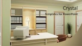  Presentation with waiting room - Cool new presentation theme with 3d rendering of the classic backdrop and a  colored foreground