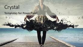  Presentation with ballerina - Amazing PPT layouts having 3d shoe - beautiful elegant ballerina with her backdrop and a light gray colored foreground