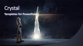  Presentation with mix berry mixed berries - Beautiful slides featuring 3d small people - i will explore space mixed backdrop and a wine colored foreground